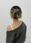 Lehens Stripe Scrunchie