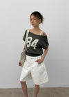 Lehens Stripe Scrunchie