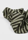 Lehens Stripe Scrunchie