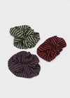 Lehens Stripe Scrunchie