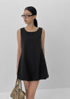 Tingto Basic Balloon Mini Dress