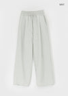 Tingf Seersucker Two-Way Banding Pants
