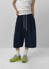 (UNISEX) Ninong Piping Line Nylon Bermuda Pants