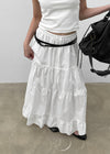 Shakings Tiered Long Skirt