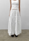 Shakings Tiered Long Skirt