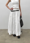 Shakings Tiered Long Skirt