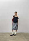 Teams Two-Way Frill Short Sleeve Blouse