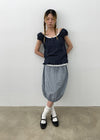 Teams Two-Way Frill Short Sleeve Blouse