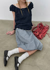 Teams Two-Way Frill Short Sleeve Blouse