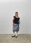 Teams Two-Way Frill Short Sleeve Blouse