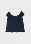 Teams Two-Way Frill Short Sleeve Blouse