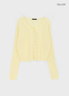 Holmeet Summer V-neck Knit Cardigan