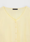 Holmeet Summer V-neck Knit Cardigan
