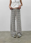 Ethnic Stripe Knit Pants