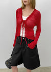 Camang Summer Frill Strap Open Cardigan