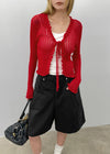 Camang Summer Frill Strap Open Cardigan