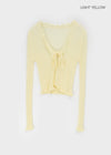 Camang Summer Frill Strap Open Cardigan
