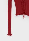 Camang Summer Frill Strap Open Cardigan