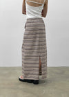 Dillum Ethnic Stripe Long Skirt