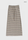 Dillum Ethnic Stripe Long Skirt
