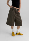 Furanku Cotton Carpenter Bermuda Pants
