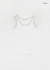 Faitke Contrast Sleeveless Top