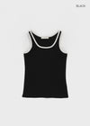 Faitke Contrast Sleeveless Top