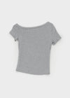 Codemme Lettering One Shoulder Tee