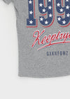 Codemme Lettering One Shoulder Tee