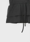 Hoxon Hooded Layered Mini Sleeveless Dress