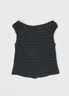 Selem Frill Check Sleeveless Blouse