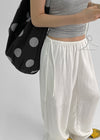 Curveuner Banding Strap Wide Pants