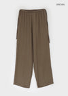Curveuner Banding Strap Wide Pants