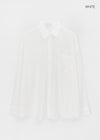 Racount Sheer Summer Oversized Shirt