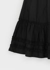 Juviner Banding Frill Midi Skirt