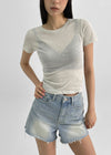 Claben Sheer Round Tee