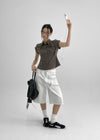 Furanku Cotton Carpenter Bermuda Pants