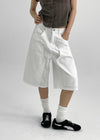 Furanku Cotton Carpenter Bermuda Pants