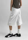 Furanku Cotton Carpenter Bermuda Pants