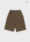 Furanku Cotton Carpenter Bermuda Pants