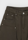 Furanku Cotton Carpenter Bermuda Pants