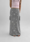Forenz Star Cargo Maxi Long Skirt