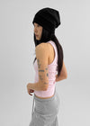 Padelin Seam Ribbed Sleeveless Top