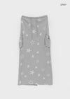 Forenz Star Cargo Maxi Long Skirt