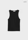 Padelin Seam Ribbed Sleeveless Top