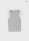 Padelin Seam Ribbed Sleeveless Top