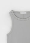 Padelin Seam Ribbed Sleeveless Top