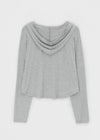 Rentica Summer Henry Neck Hooded Tee