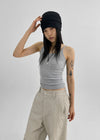 Ramoca Ribbed Sleeveless Top