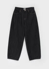 Belding Non-fade Raw Balloon Wide Denim Pants